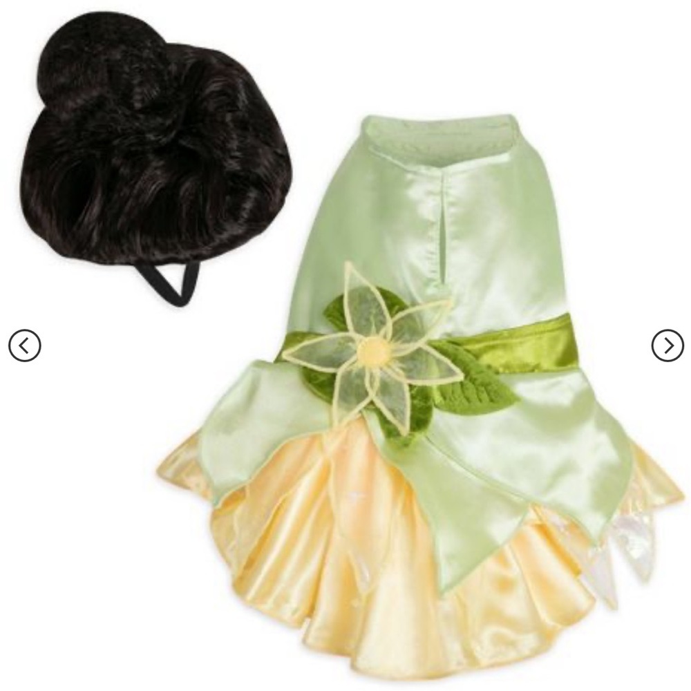 Disney Tails The Princess and the Frog Tiana Dog and Cat Costume Size Large